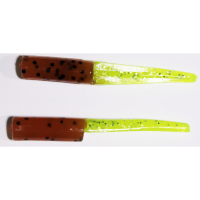 Original Rippertail, 12 Pack, Pumpkin Seed Chartreuse Glitter
