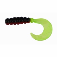 Fat Boy Rippertail, 12 Pack, Black Chartreuse