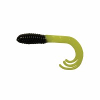 Triple Threat Rippertail, 12 Pack, Black Chartreuse
