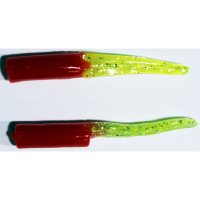 Original Rippertail, 12 Pack, Red Chartreuse Glitter