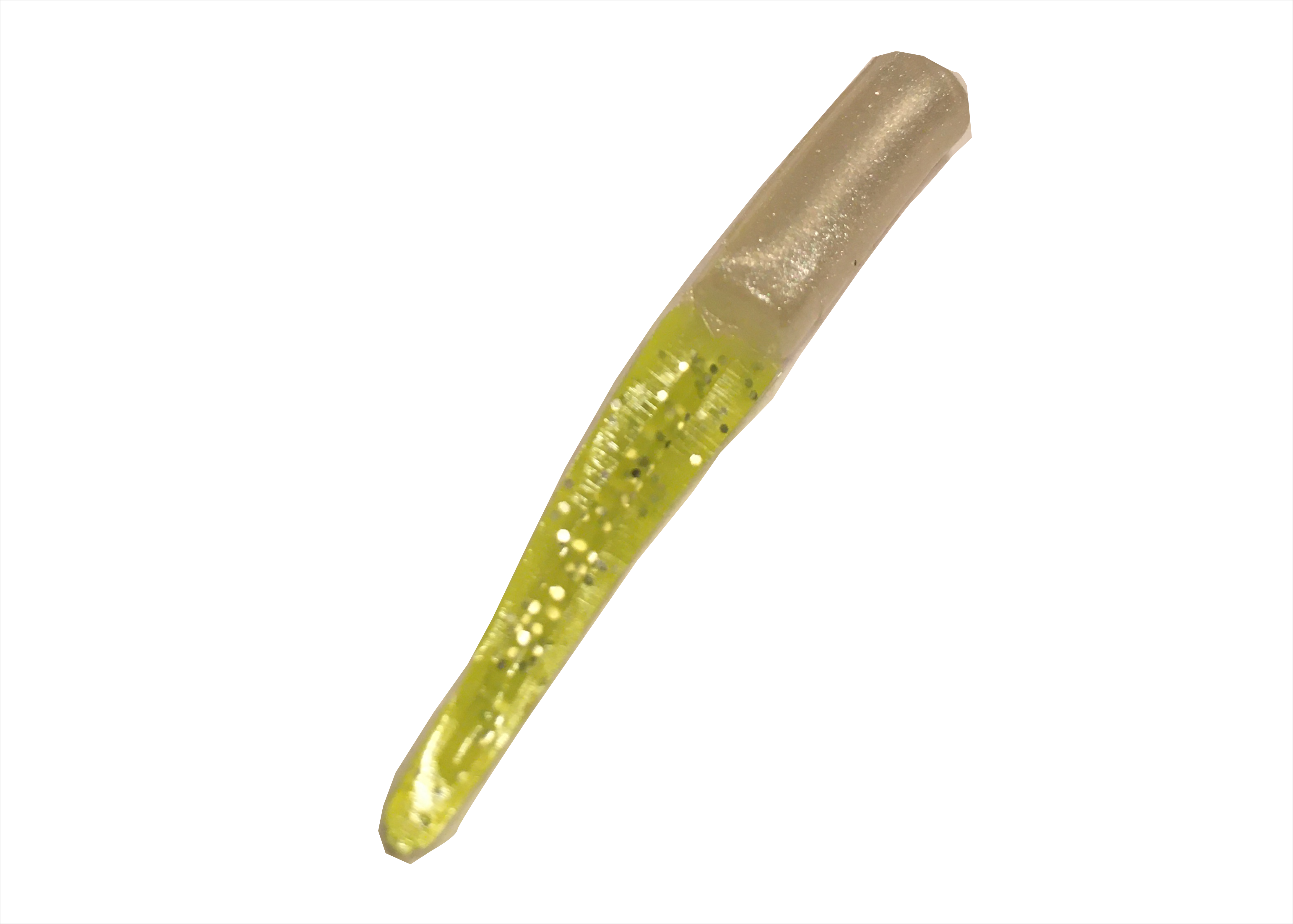 Original Rippertail, 12 Pack, Pearl Chartreuse Glitter