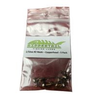 Rippertail Jig Heads, 12 Pack, 1/8 oz, #2 Hook, Pumpkin Seed