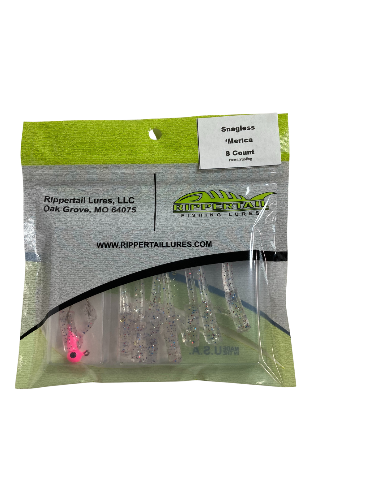 Snagless Rippertail, 8 Pack, 'Merica - Image 4