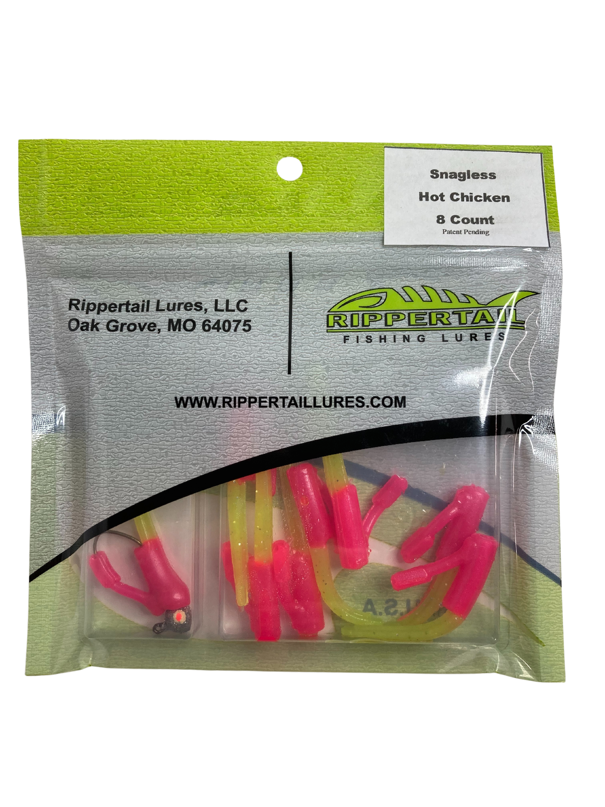 Snagless Rippertail, 8 Pack, Hot Chicken - Image 4
