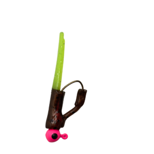 Snagless Rippertail, 8 Pack, Pumpkin Seed Chartreuse