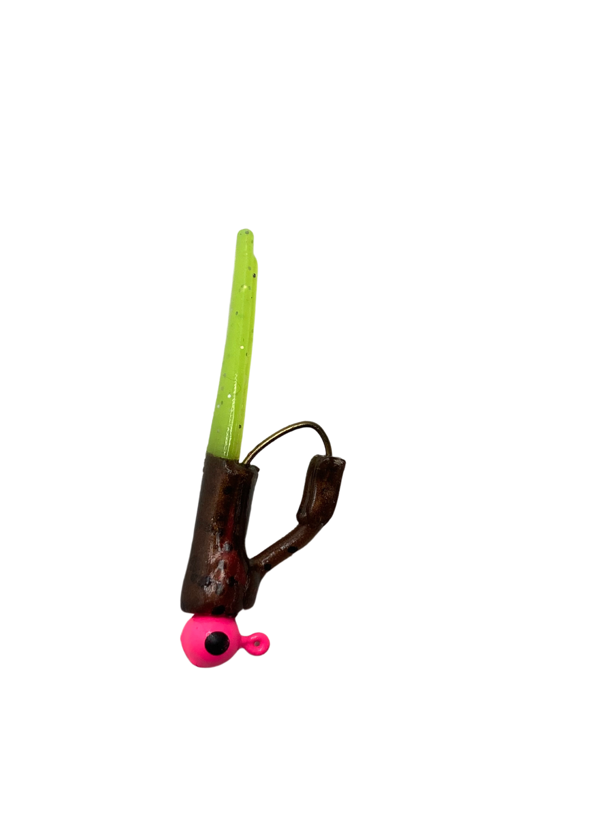 Snagless Rippertail, 8 Pack, Pumpkin Seed Chartreuse