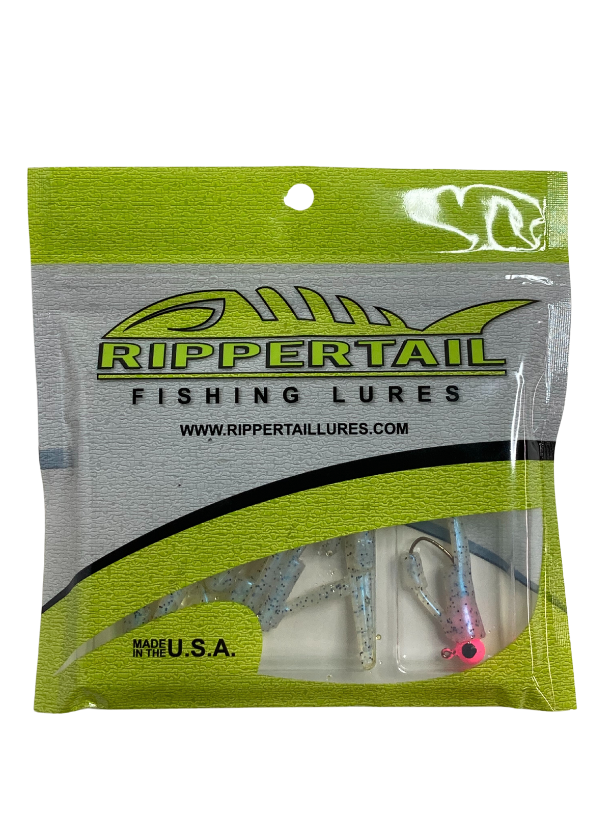 Snagless Rippertail, 8 Pack, White Moonshine - Image 3