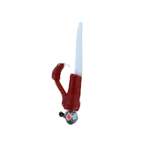 Snagless Rippertail, 8 Pack, Red White