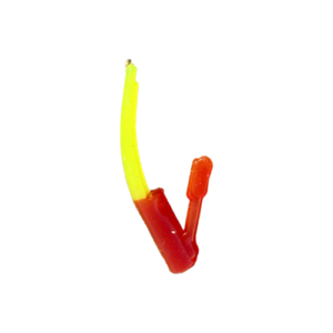 Snagless Rippertail, 8 Pack, Red Chartreuse